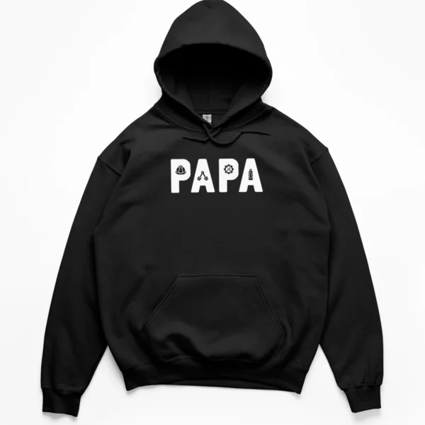 Papa Engineer Hoodie | Mechanic Dad Gift | CADShirts