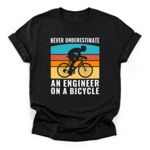 Cycling Engineer T-Shirt | Bicycle Commuter | CADShirts