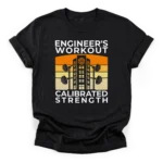 Skyscraper Workout Engineer T-Shirt | Gym Lift | CADShirts
