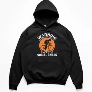 Cyclist Wattage Warning Hoodie | Road Cycling | CADShirts