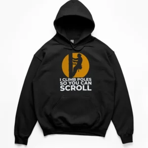 Lineman High Voltage Ascent Hoodie | Tech Gift | CADShirts