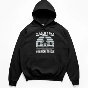 Powerlifting Dad Force Vectors Hoodie | Gym | CADShirts