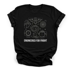 Vampire Bat Engineer Shirt | Halloween STEM Gift | CADShirts