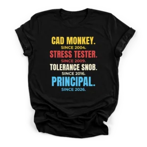 Career Stack Mechanical Engineer Shirt | FEA | CADShirts
