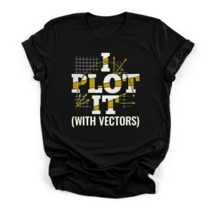 Velocity Vector Sports Analyst Shirt | Math Gift | CADShirts