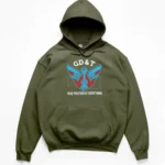 Symmetrical drafting wing graphic interlocked with a wrench featuring the text GD&T and True Position Is Everything on a Hoodie.